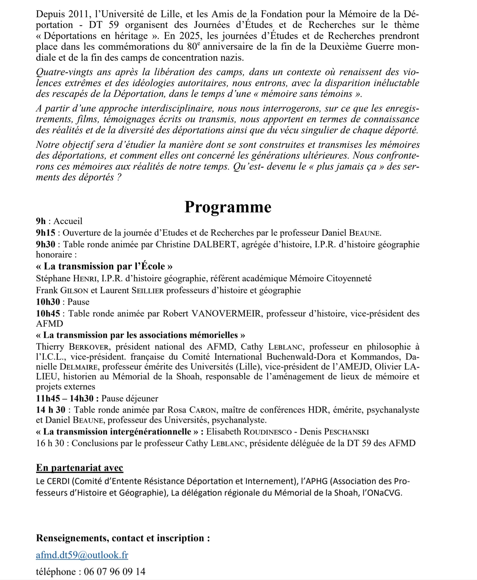 Programme 